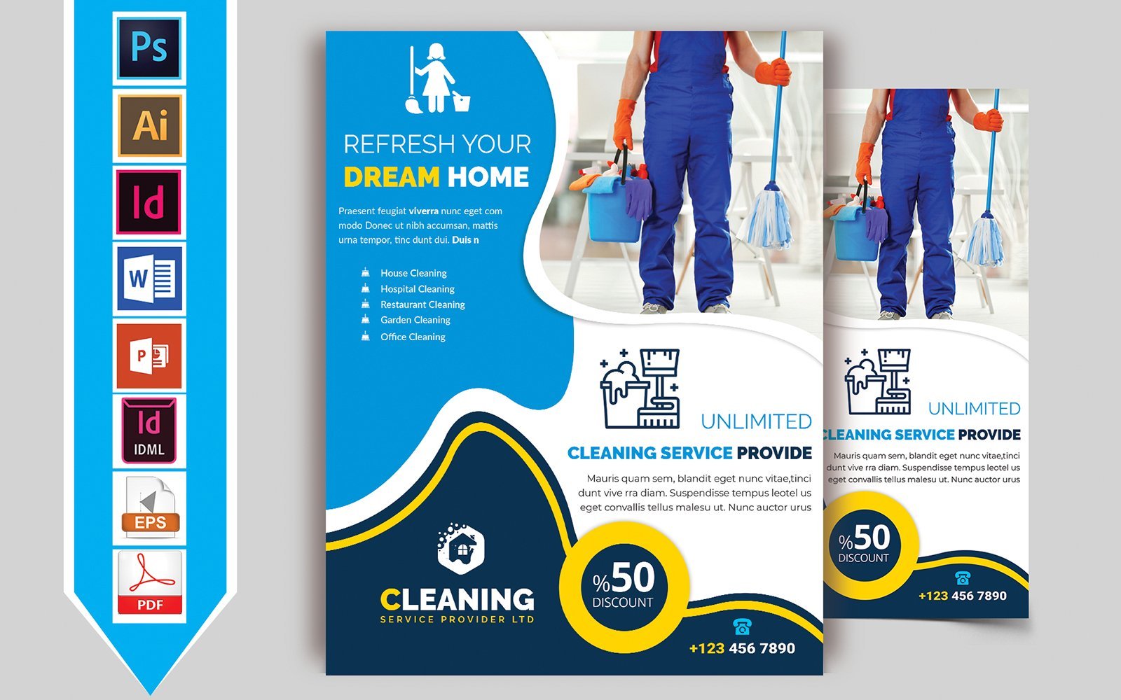 Kit Graphique #108202 Cleaning Working Divers Modles Web - Logo template Preview