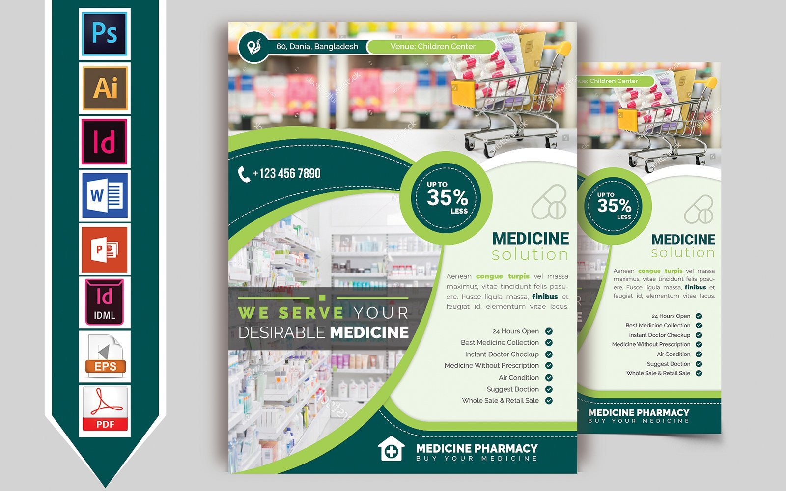 Kit Graphique #108224 Pharmacy Mdecine Divers Modles Web - Logo template Preview