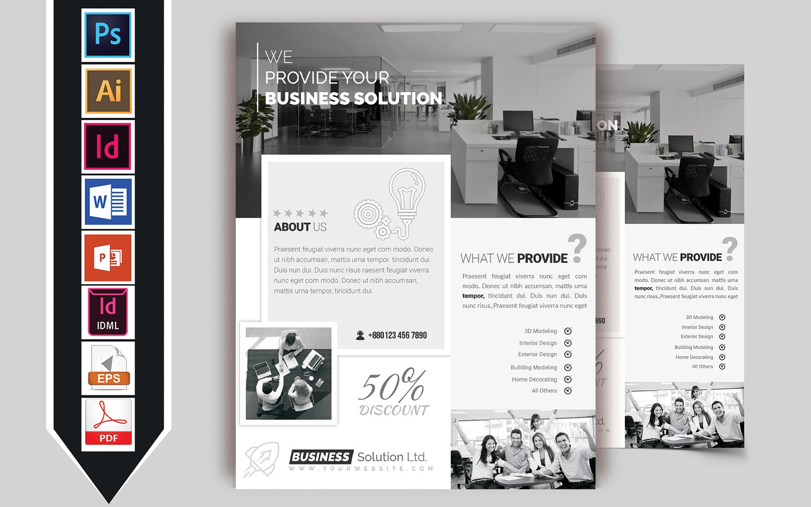 Kit Graphique #108228 Business Corporate Divers Modles Web - Logo template Preview