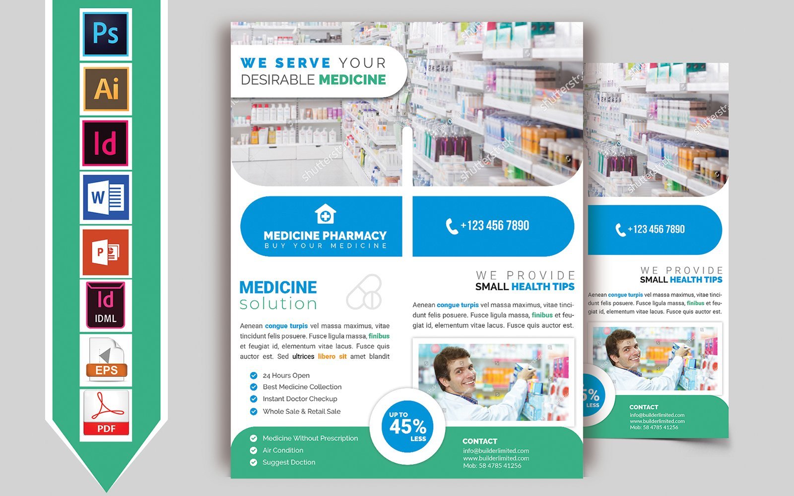 Kit Graphique #108236 Pharmacy Mdecine Divers Modles Web - Logo template Preview