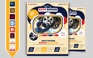 Car & Auto Repair Flyer Vol-02 - Corporate Identity Template