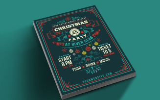 Christmas Party Art Deco Style - Corporate Identity Template
