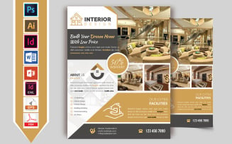 Interior Design Flyer Vol-01 - Corporate Identity Template