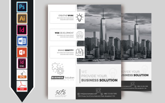 Minimal Creative Business Flyer Vol-03 - Corporate Identity Template