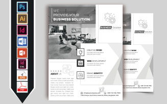 Minimal Creative Business Flyer Vol-04 - Corporate Identity Template