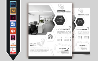 Minimal Creative Business Flyer Vol-08 - Corporate Identity Template