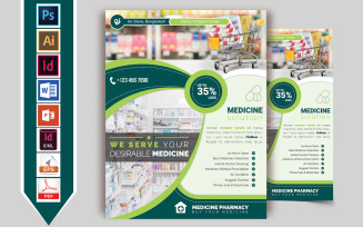 Pharmacy & Medicine Shop Flyer Vol-01 - Corporate Identity Template