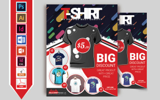 T-Shirt Promotion Flyer Vol-01 - Corporate Identity Template