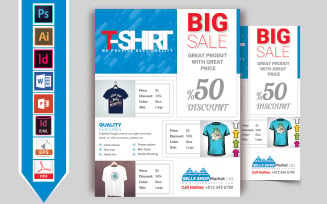 T-Shirt Promotion Flyer Vol-02 - Corporate Identity Template