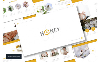 Honey PowerPoint template