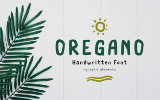 Oregano Handwritten Font