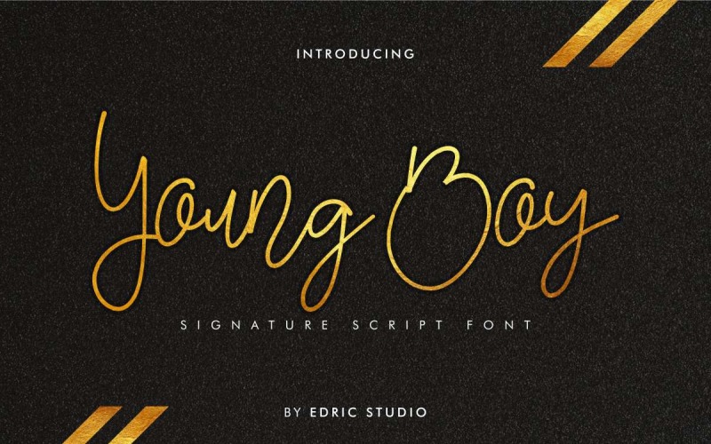 Young Boy Font