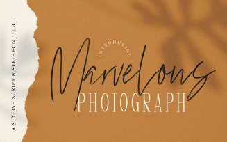 Marvelous Photograph - Duo Serif Font