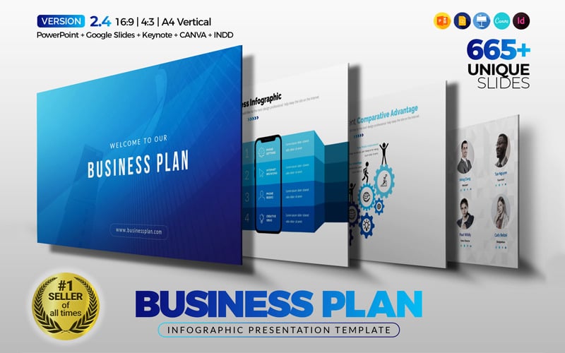 The Best Business-Plan PowerPoint template PowerPoint Template