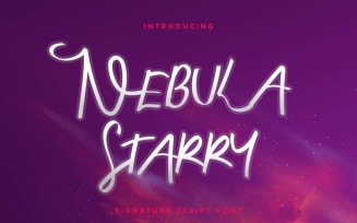 Nebula Starry Font