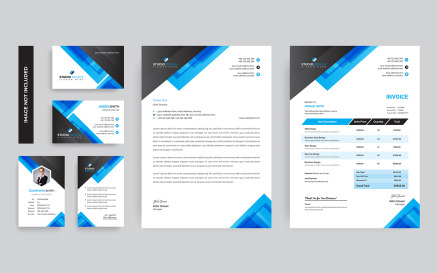 Eurovision Branding Stationery Corporate Identity Template
