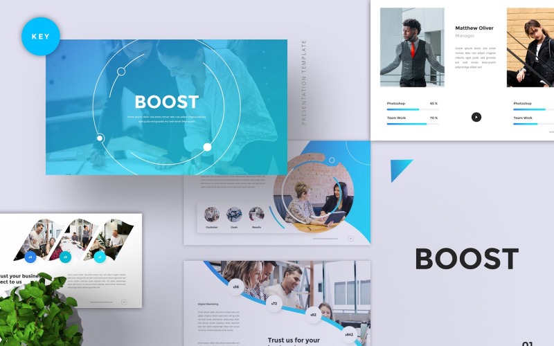 Boost - Business - Keynote template Keynote Template