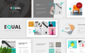 Equal - Minimal PowerPoint template