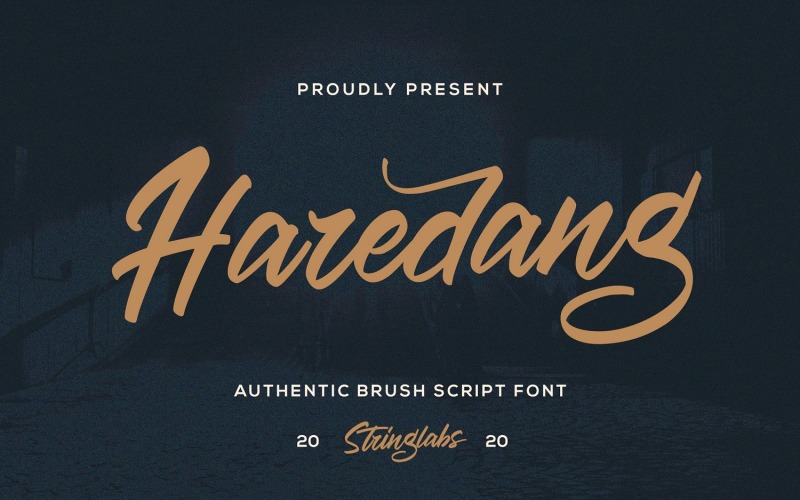 Haredang - Bold Cursive Font