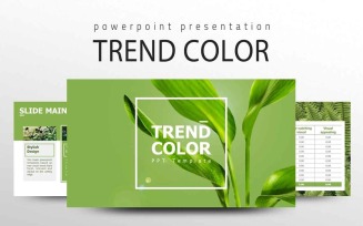 Trend Color PowerPoint template