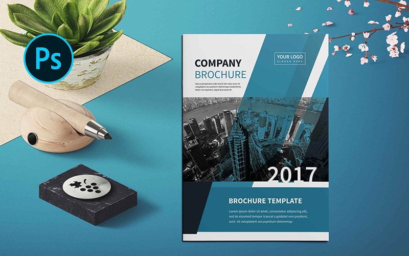 Template #108839 Pages A4 Webdesign Template - Logo template Preview