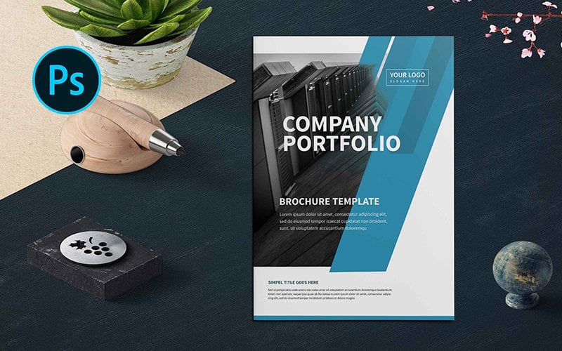 Template #108845 Pages A4 Webdesign Template - Logo template Preview