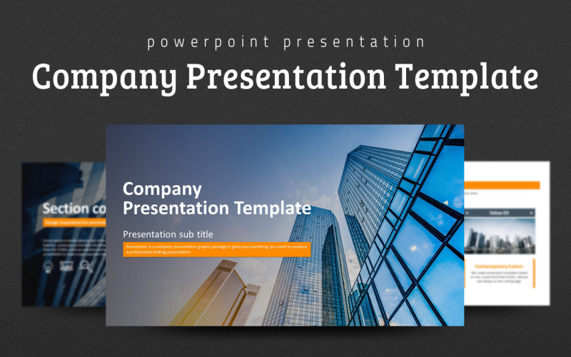 Company Presentation PowerPoint template PowerPoint Template