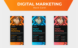 Marketing Consultant Agency promotional services Rack Card Or Dl Flyer