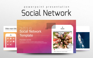 Social Network PowerPoint template