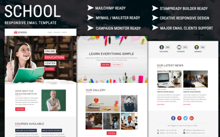 School Email Newsletter Template