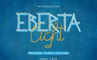 Eberta Light Font