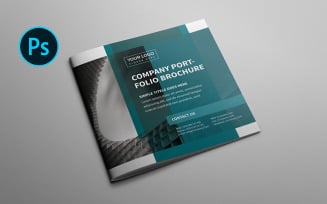 Square Brochure - Corporate Identity Template