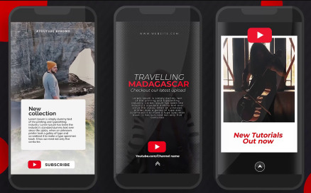 YouTube Instagram Stories After Effects Template