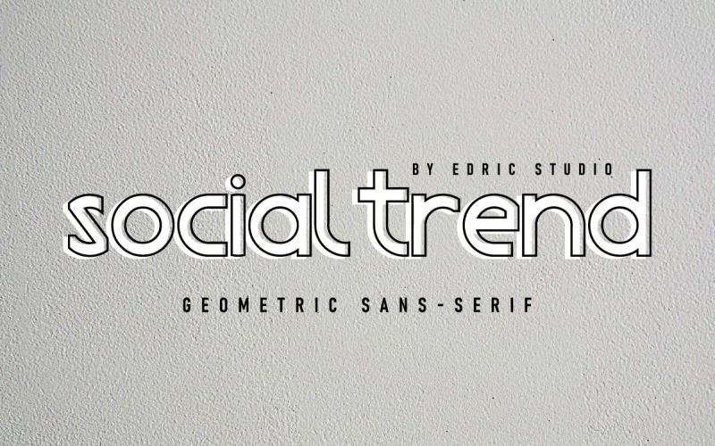 Social Trend Font