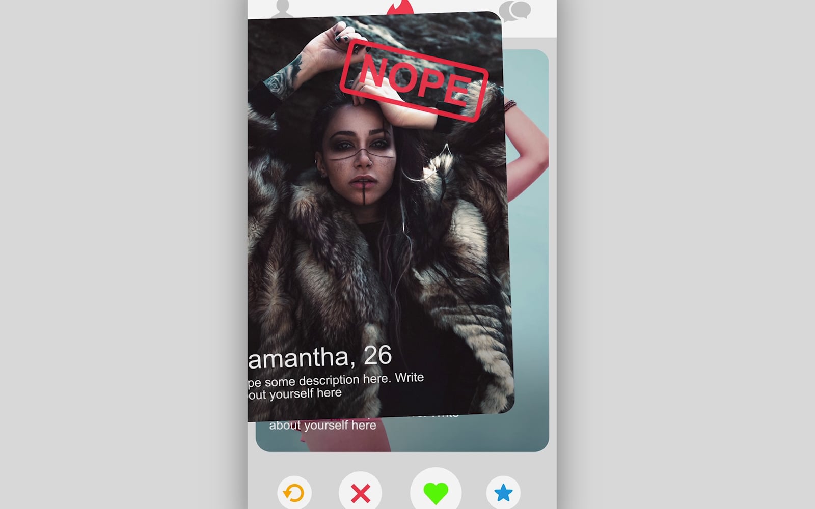 Tinder Swipe Match After Effects Template