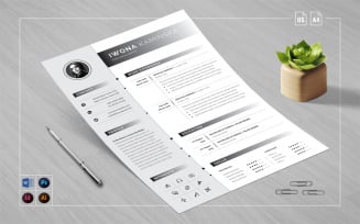 Word With Cover Letter Resume Template