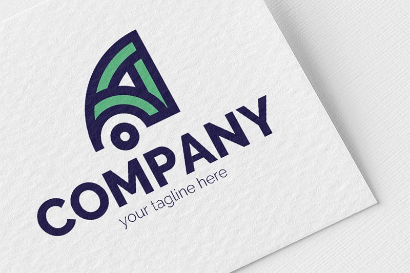 Template #109351 Colortwo Colorsemblemletter Webdesign Template - Logo template Preview