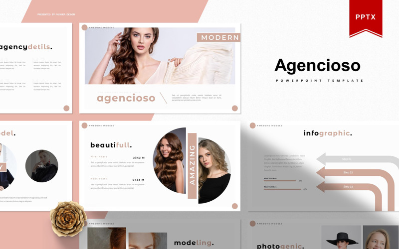 Agencioso | PowerPoint template PowerPoint Template