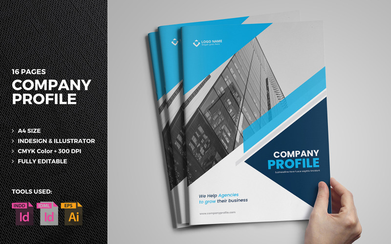 Buzse - 16 Page Company Profile Brochure Corporate Identity