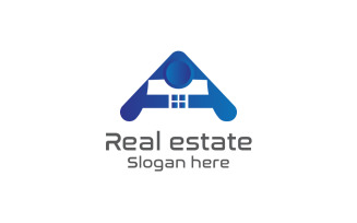 Letter A real estate Logo Template