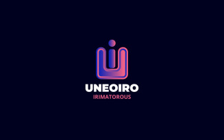 Letter U+I Logo Template