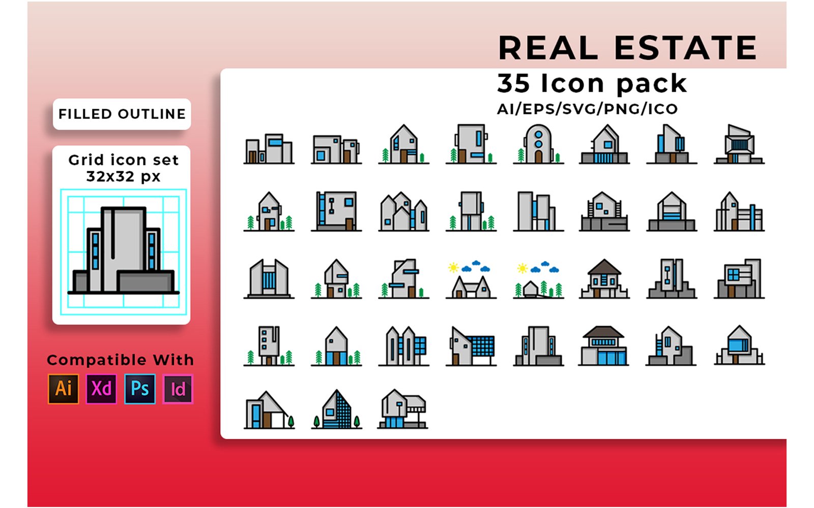 Kit Graphique #109427 Icon Ensemble Web Design - Logo template Preview