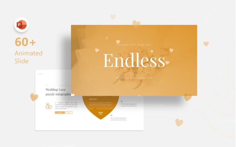 Endless – Marriage Presentation PowerPoint template PowerPoint Template
