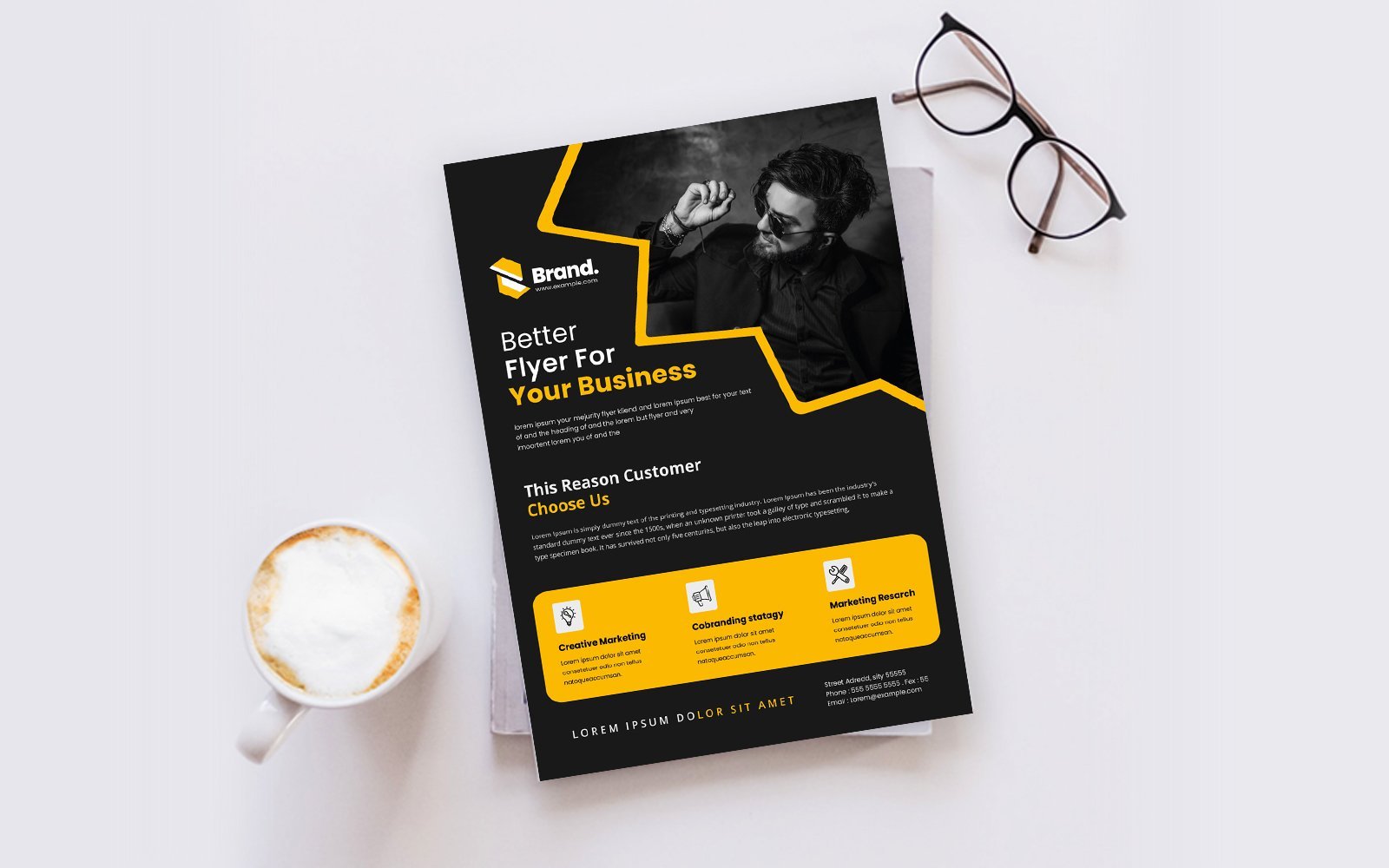 Template #109540 Flyer Business Webdesign Template - Logo template Preview