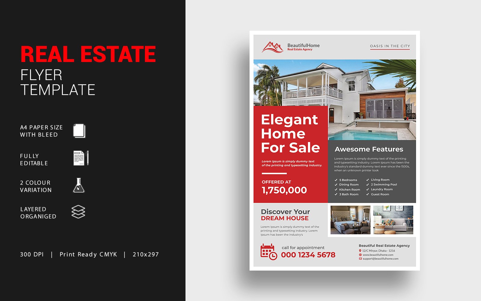 Template #109549 Flyerreal Estaterealtorrealtor Webdesign Template - Logo template Preview
