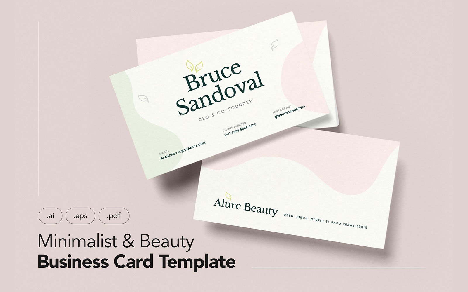 Template #109564 Business Card Webdesign Template - Logo template Preview