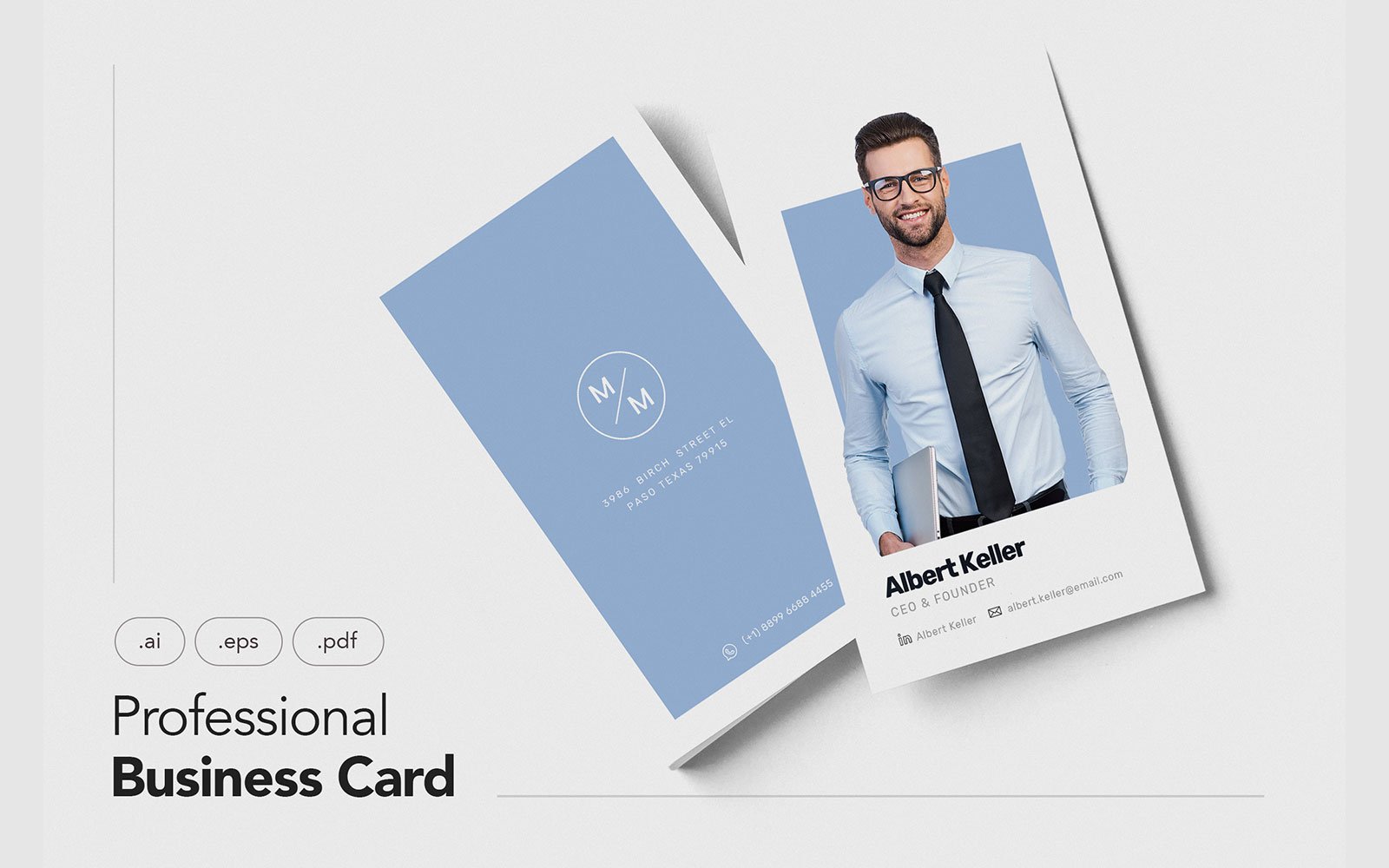 Template #109567 Business Card Webdesign Template - Logo template Preview