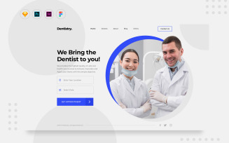 Daily Dentist Service Appointment Booking UI Elements