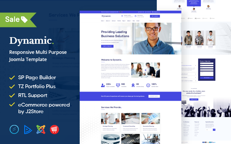 Dynamic - Multipurpose Business Joomla Template