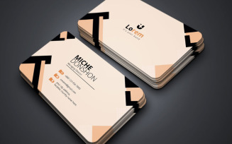 Miche Donshon Multi Colours Business Card - Corporate Identity Template